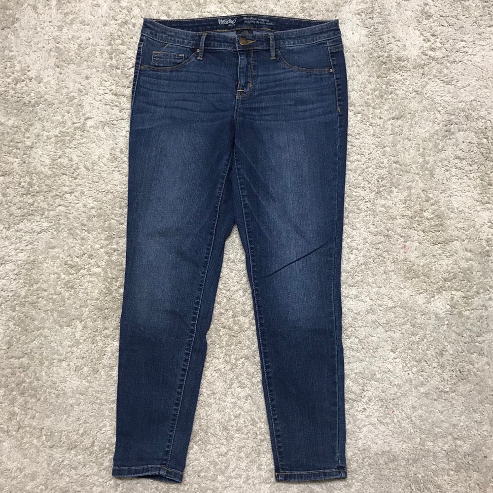 Medium wash Target jeggings